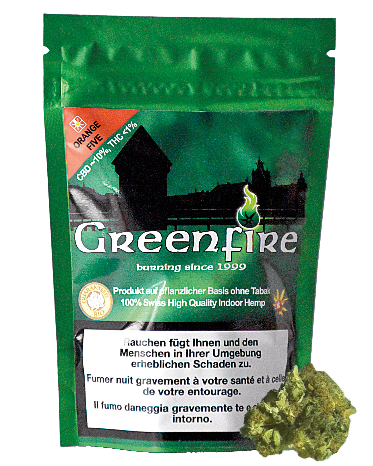 Greenfire Sorte: Orange Five
