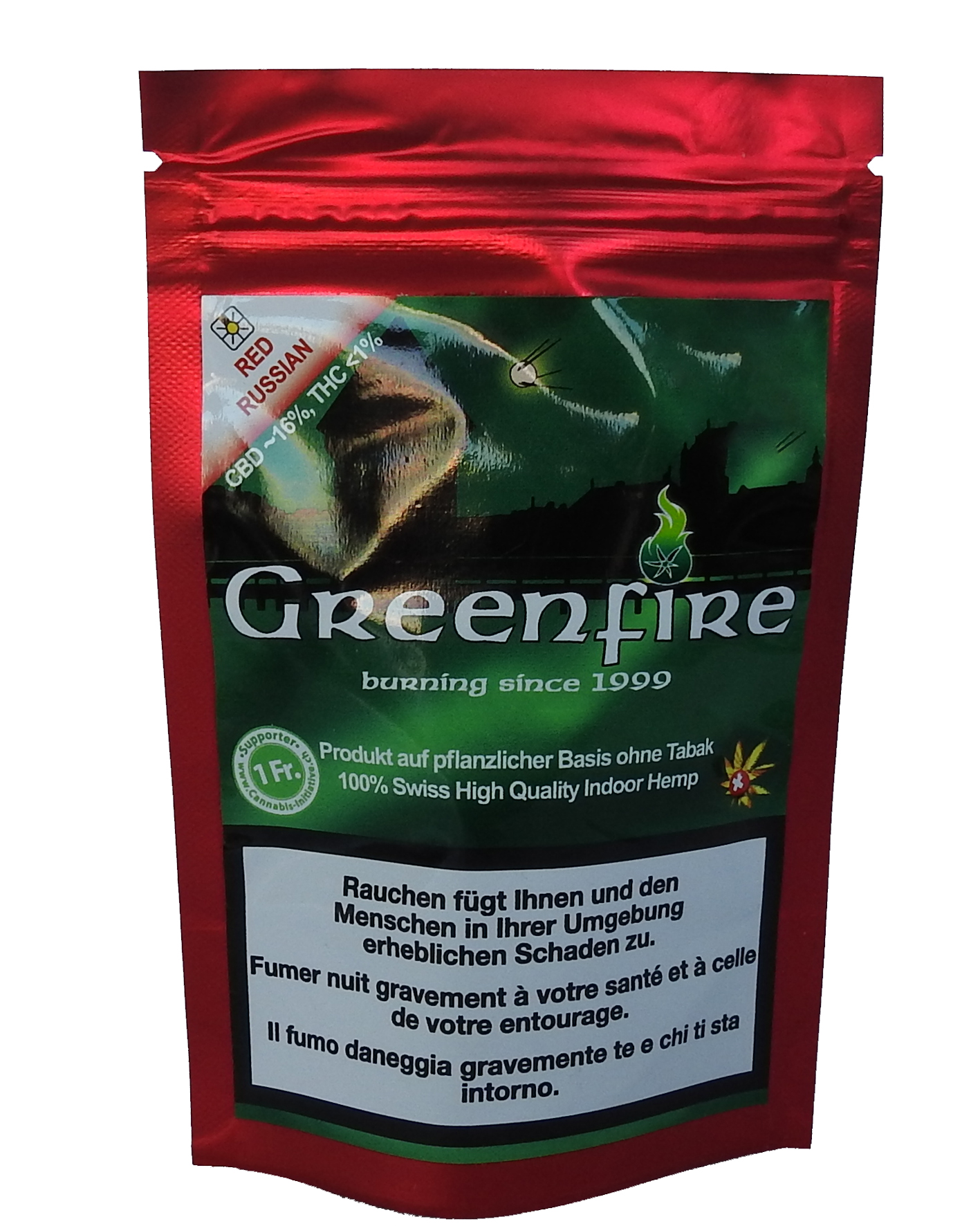 Greenfire: Sorte Red Russian